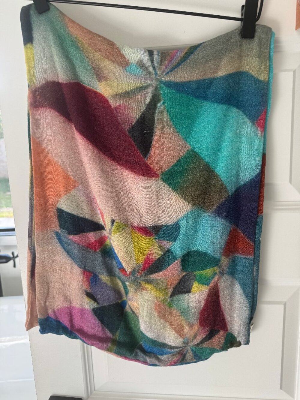 Blank London Anthro Geometric Kaleidoscope Oversized Scarf Wrap OS